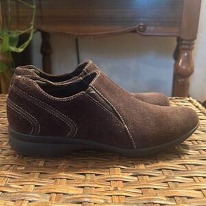 Cole Haan Brown Suede Leather Slip On Comfort Shoes